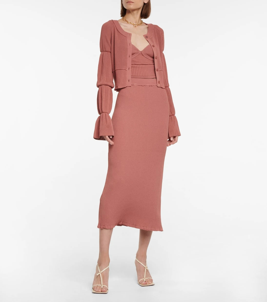 Altuzarra - Piper ribbed-knit bustier