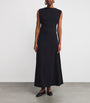 Joseph Black Neva Comfort Cady Maxi Dress