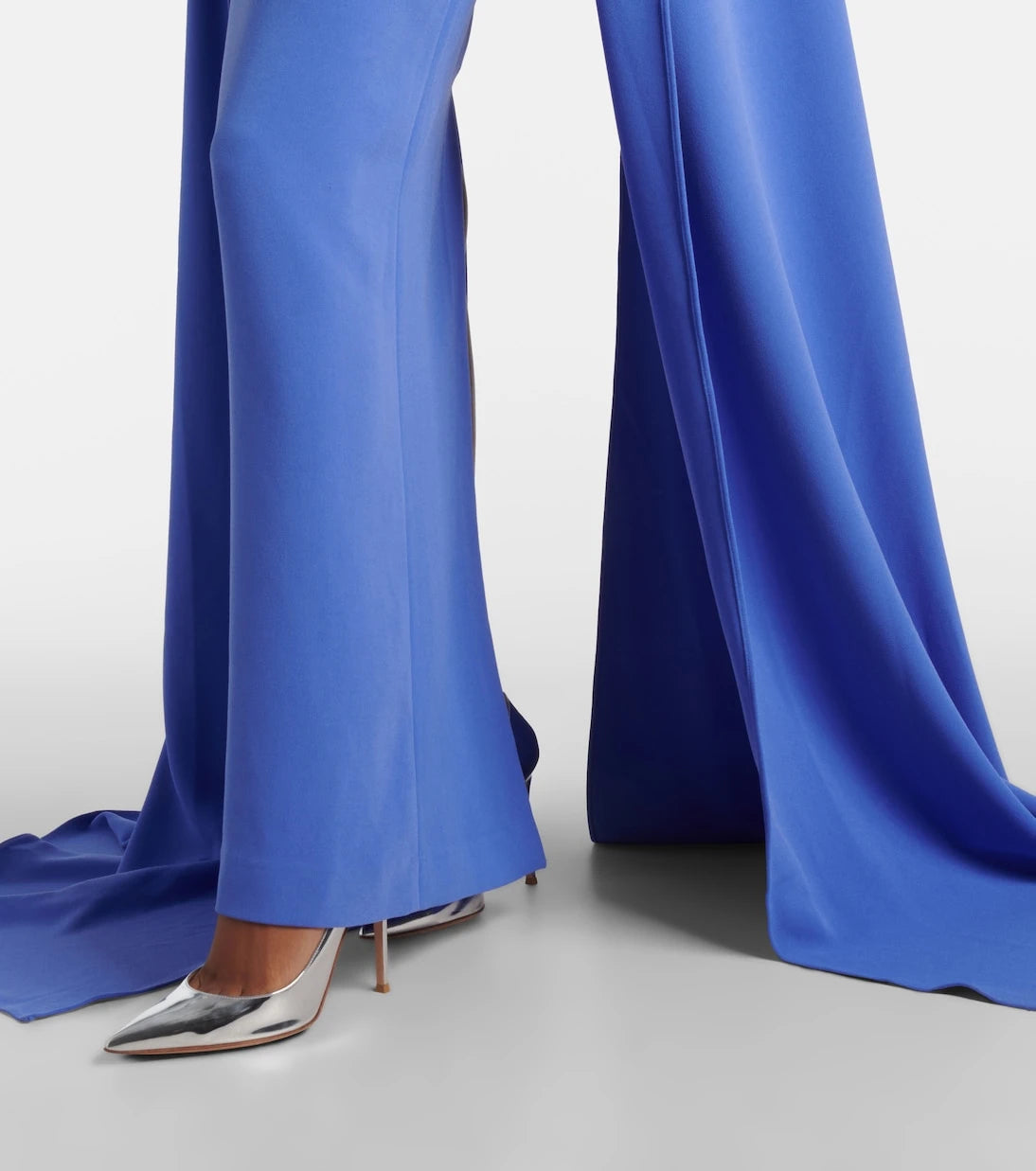 Solace London - Morgan caped crêpe gown