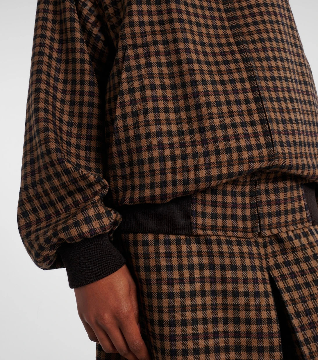 Saint Laurent - Yün teddy bomber ceket