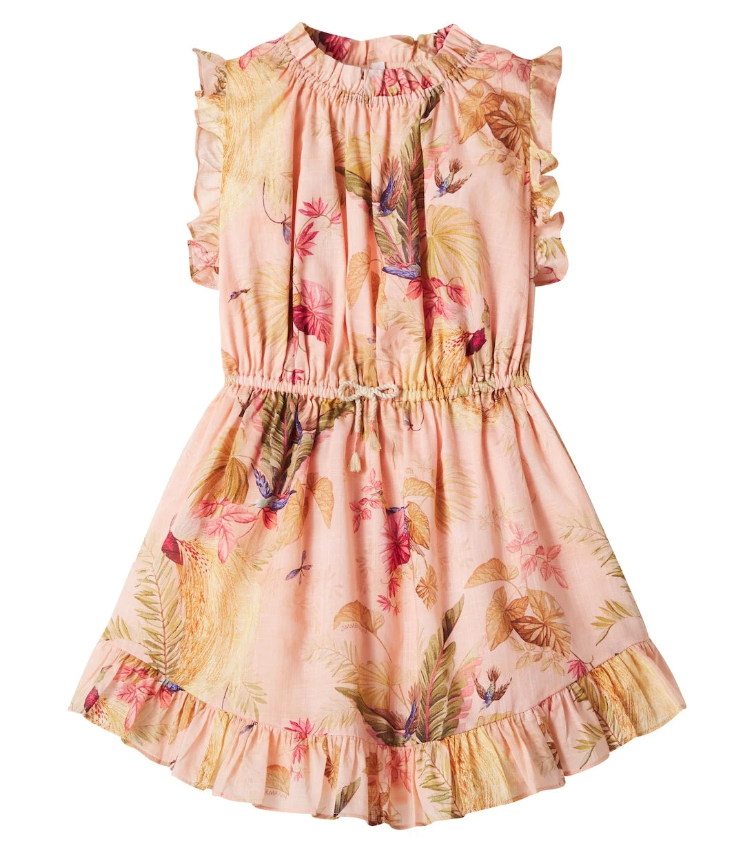 Zimmermann Kids - Rhiannon floral ruffled cotton dress