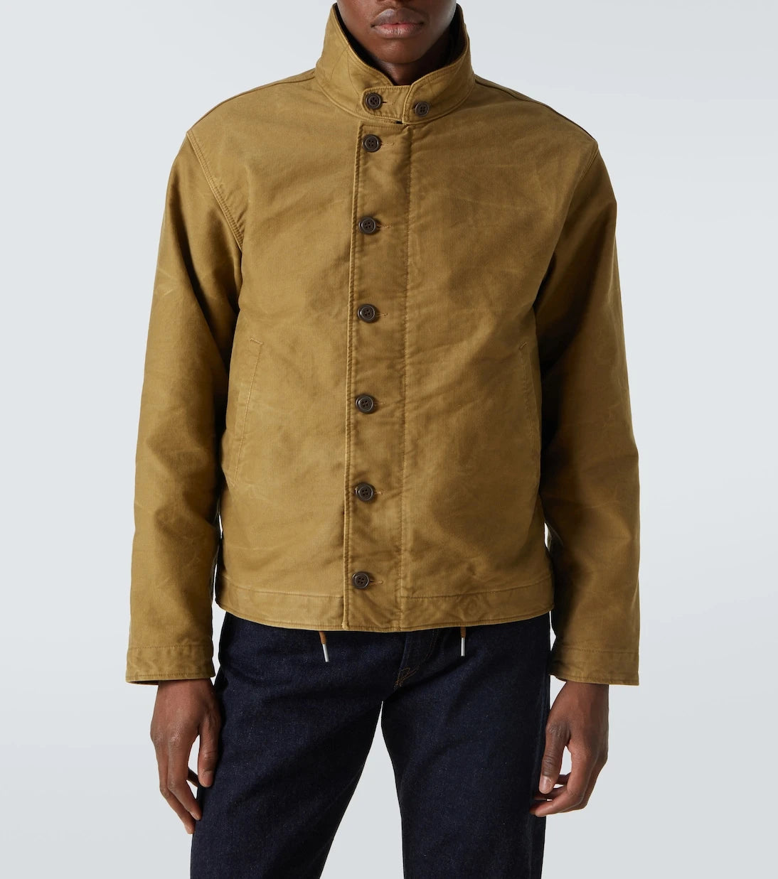RRL - Corduroy-trimmed cotton jacket