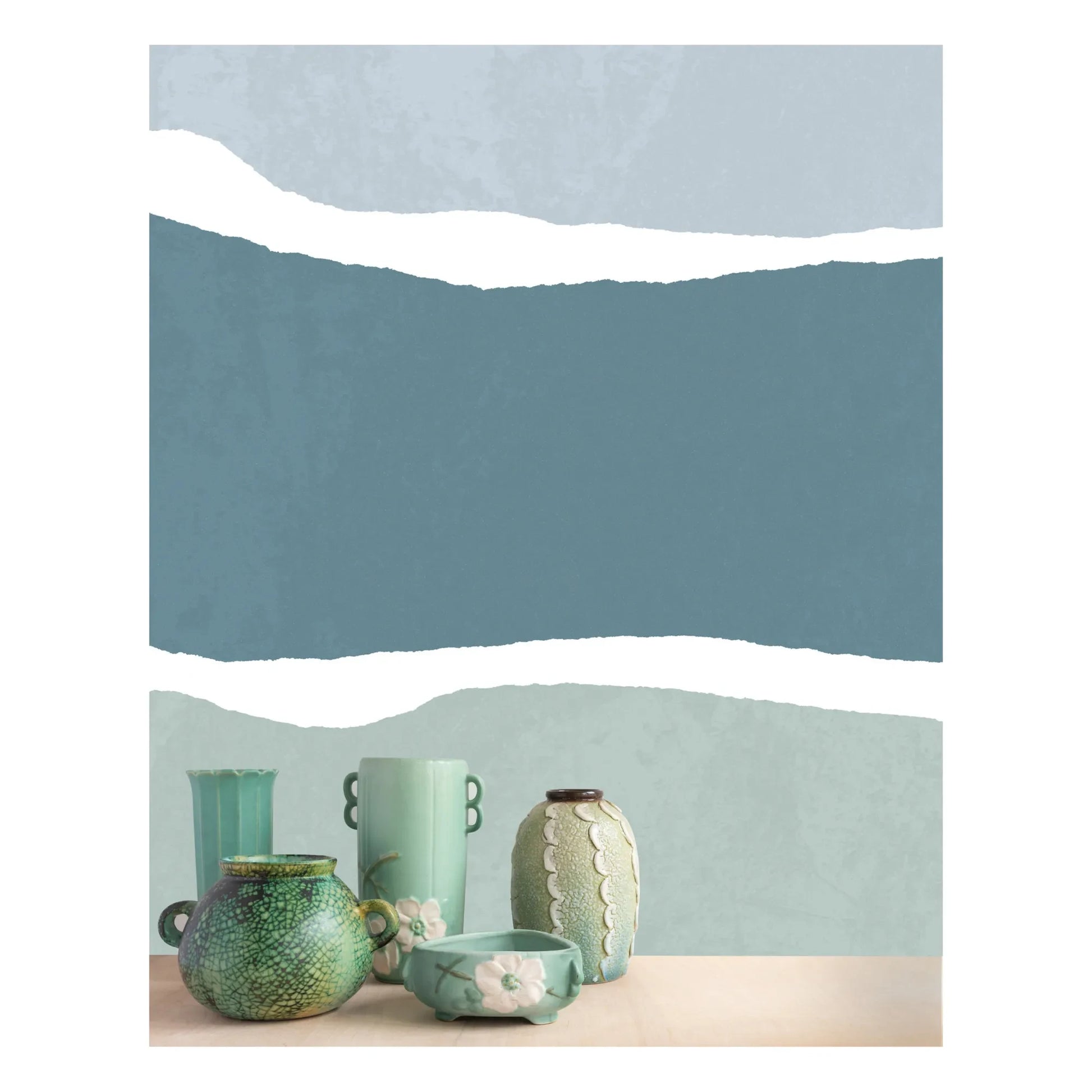 Edito - Trio Wallpaper - 2 sheets | Green