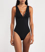 Black V-Neck Icone Swimsuit