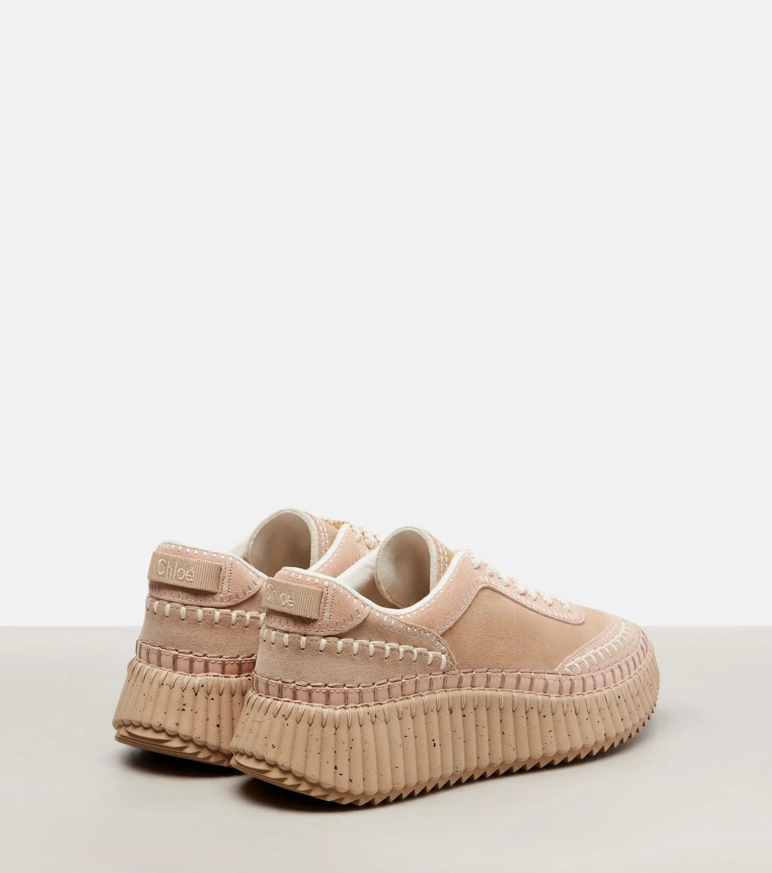 Chloé - Nama suede platform sneakers