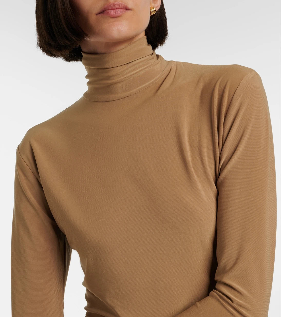 Norma Kamali - Jersey turtleneck top