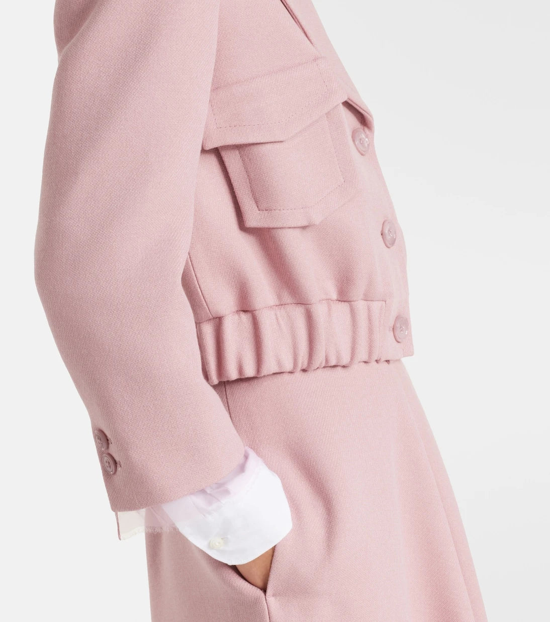 Dorothee Schumacher - Layered Coolness organza-trimmed cropped jacket