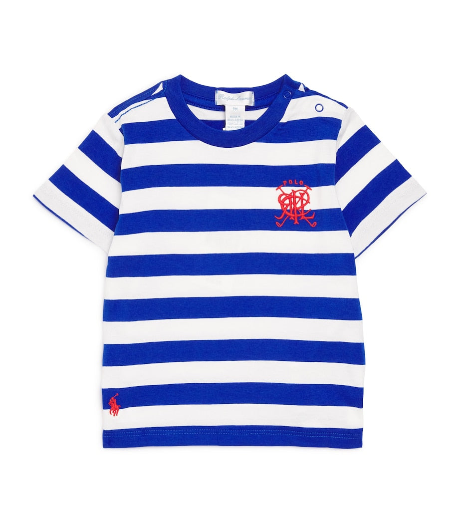 Ralph Lauren Kids Cotton Stripe T-Shirt (3-24 Months)