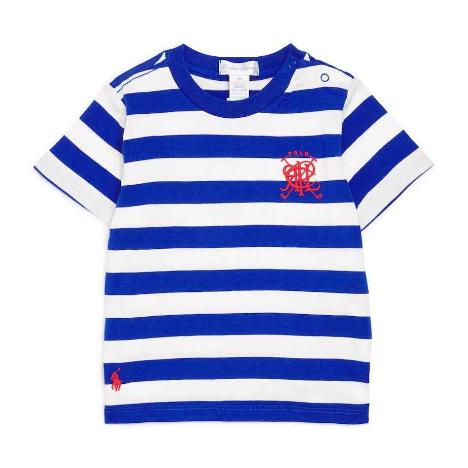 Ralph Lauren Kids Cotton Stripe T-Shirt (3-24 Months)