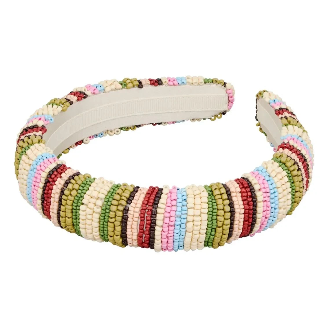 Becksöndergaard - Midi Beaded Headband | Khaki