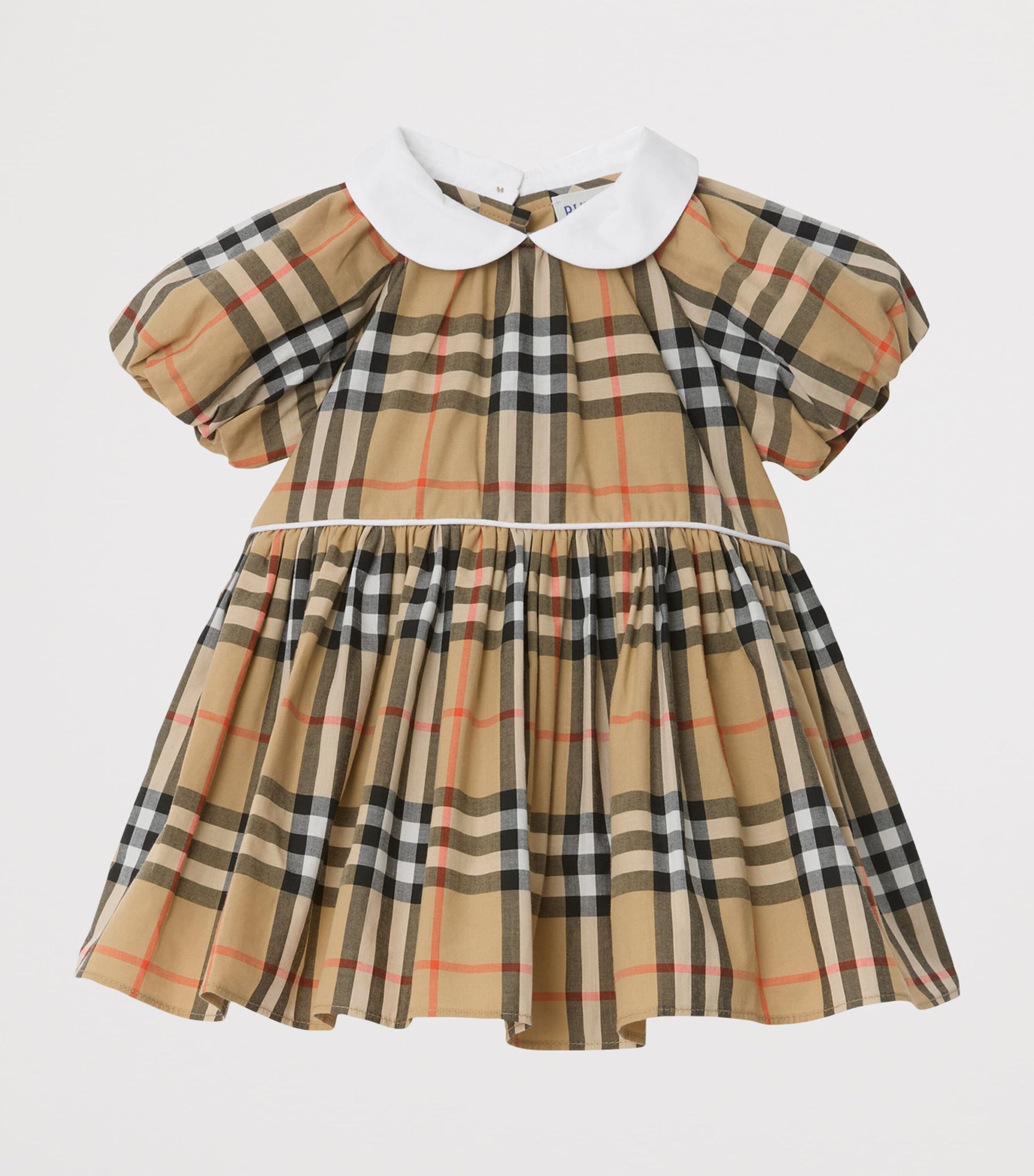 Burberry Kids Cotton Check Dress with Bloomers (1-18 Months)