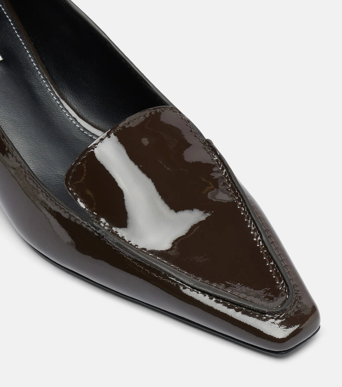 Toteme - Patent leather loafer pumps