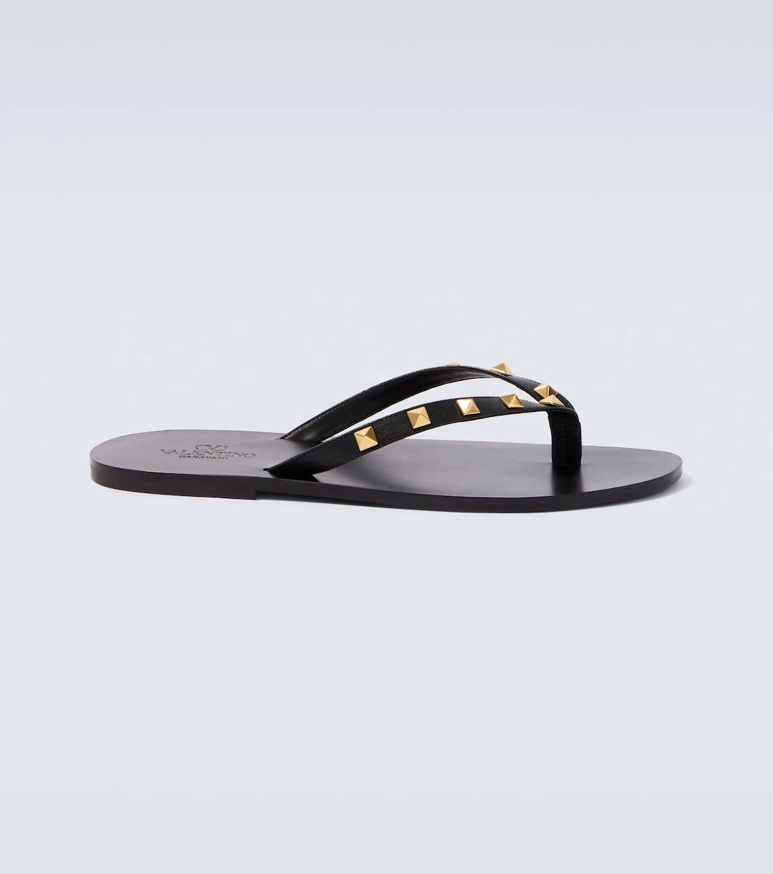 Valentino Garavani - Rockstud leather thong sandals