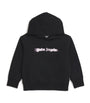 Palm Angels Kids Cotton Blurred Logo Hoodie (4-12 Years)