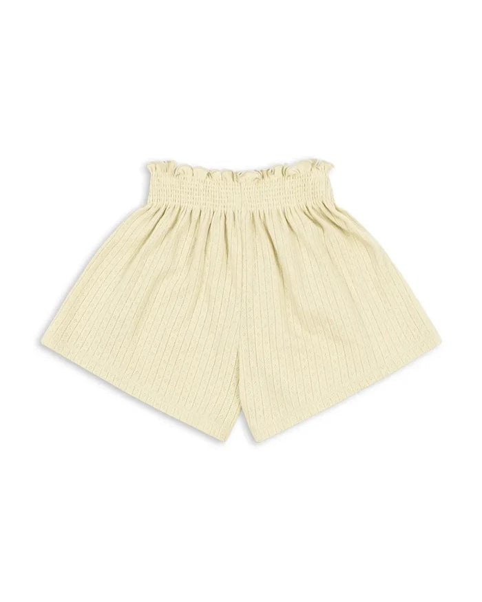 Konges Sløjd çocuklar için pamuk kısa şort MINNIE SHORTS GOTS