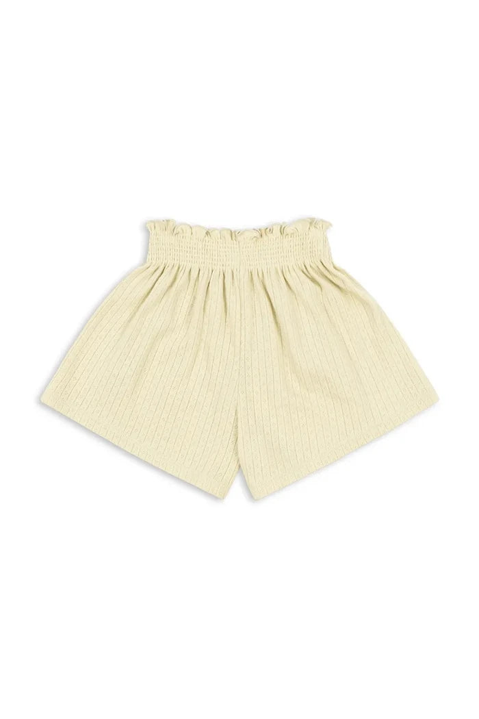 Konges Sløjd çocuklar için pamuk kısa şort MINNIE SHORTS GOTS