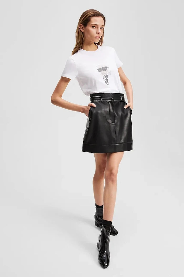 Karl Lagerfeld IKON Pamuklu Tişört