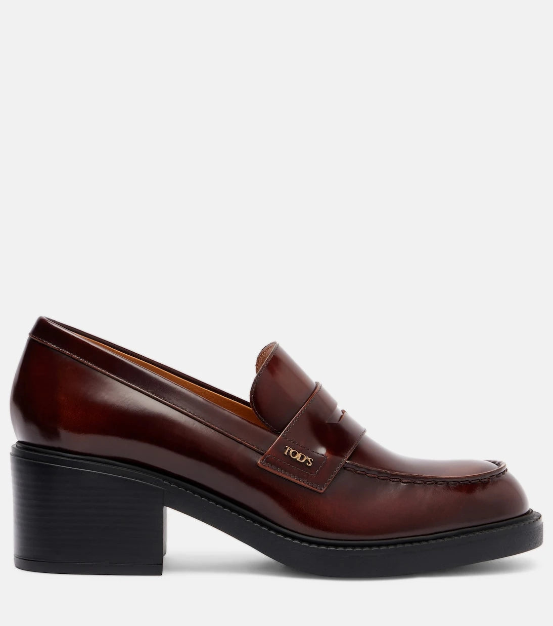 Tod's - Leather loafer pumps