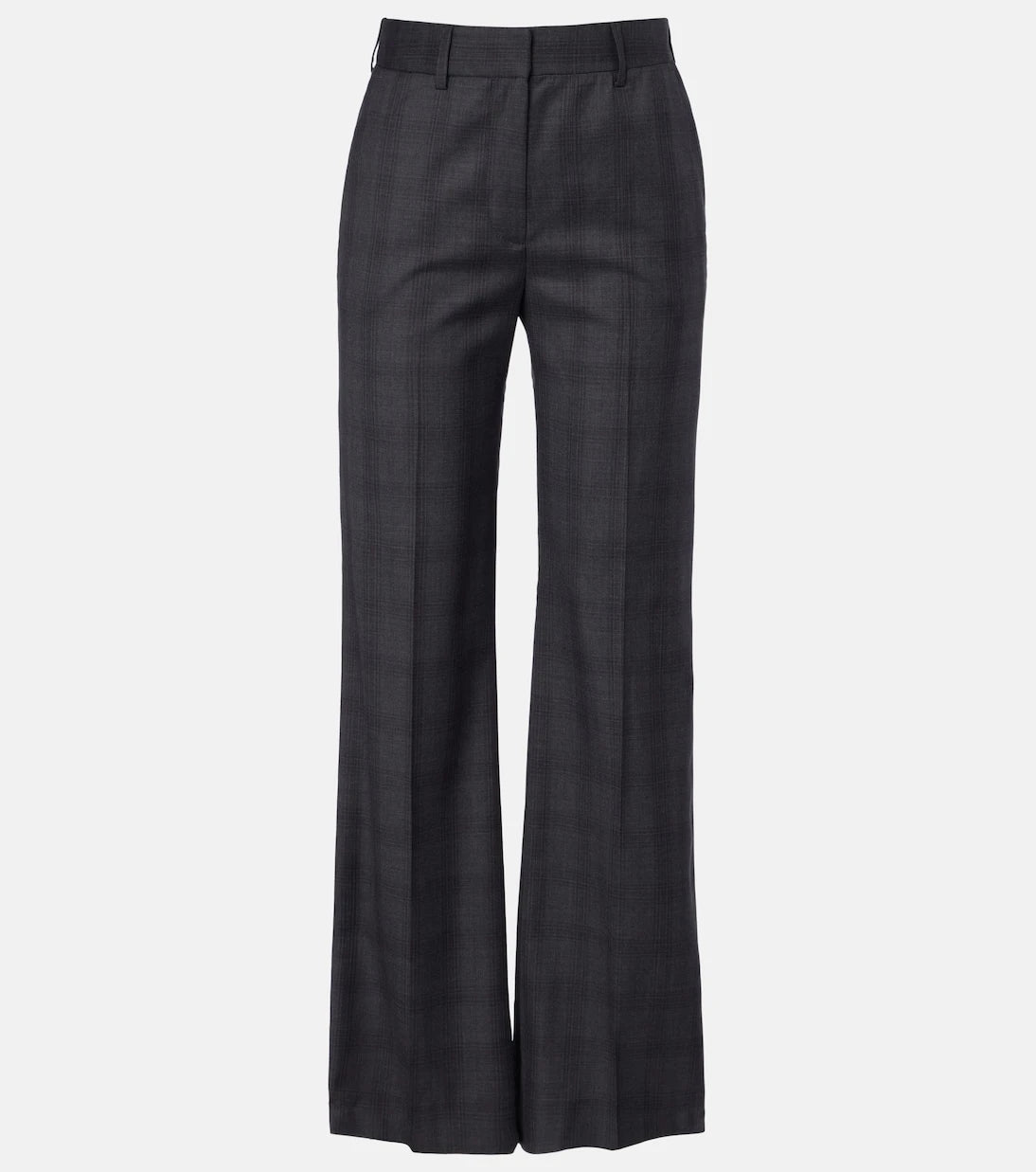 Blazé Milano - Lundy checked virgin wool flared pants
