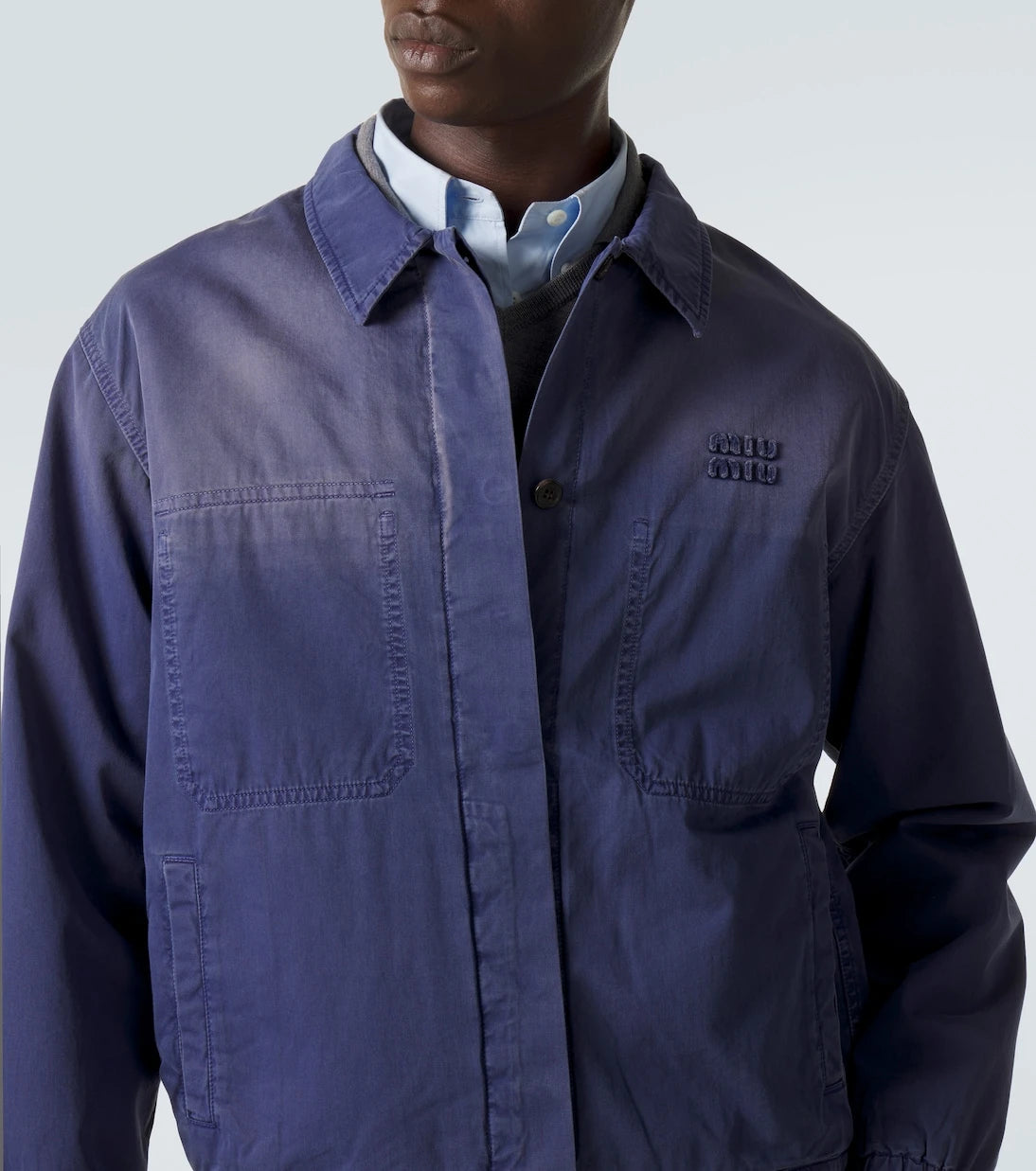 Miu Miu - Cotton twill overshirt