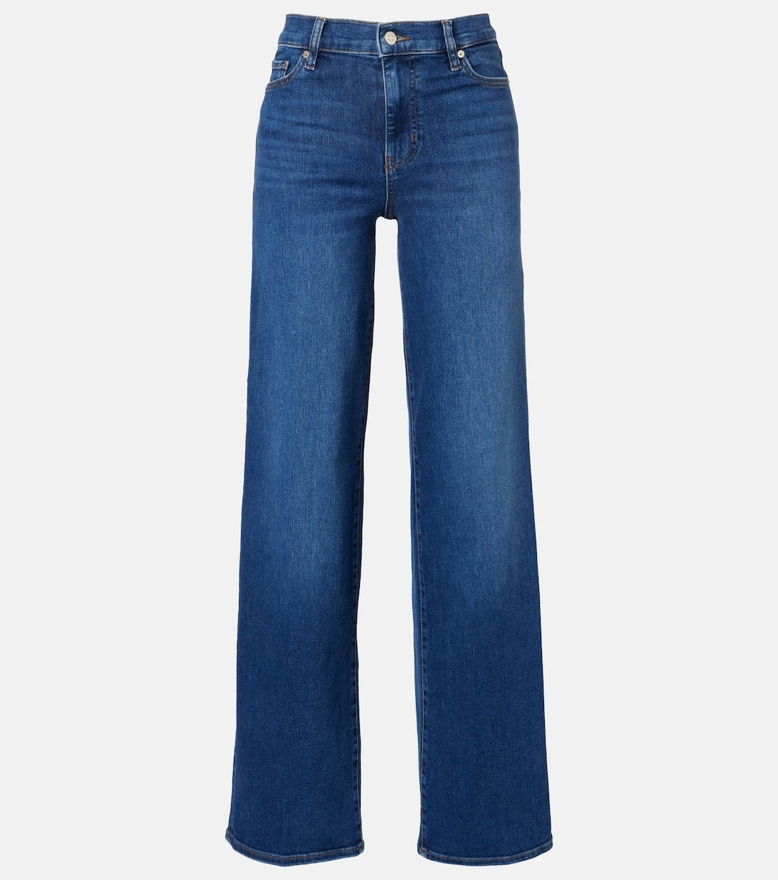 Frame - Le Slim high-rise wide-leg jeans