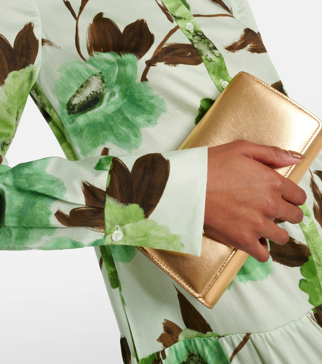 Erdem - Floral cotton shirt dress