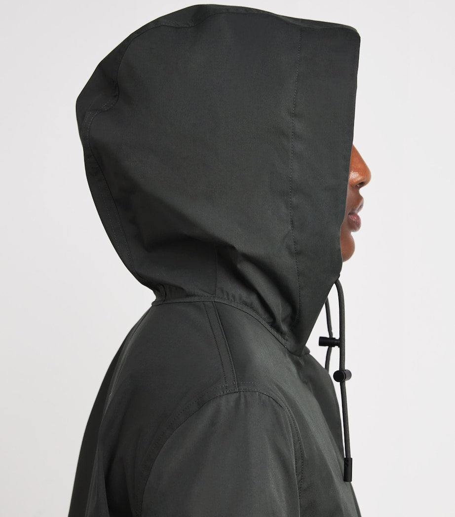 Beige Fox-Rabbit Blended-Cotton Parka (85cm)