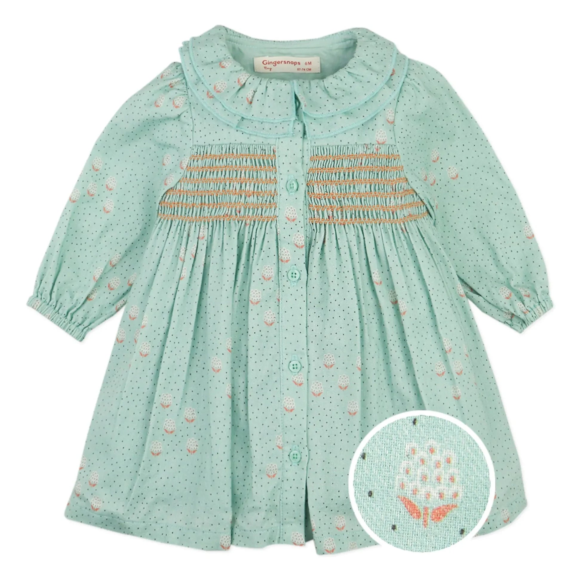 Gingersnaps - Tilda dress | Green water