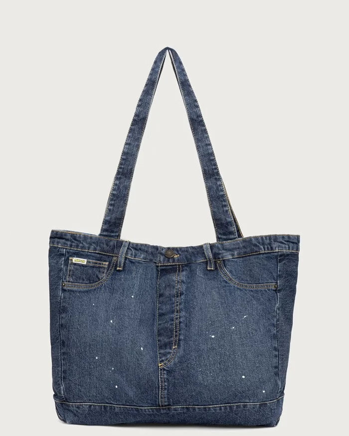Guess Jeans denim erkek bez çanta