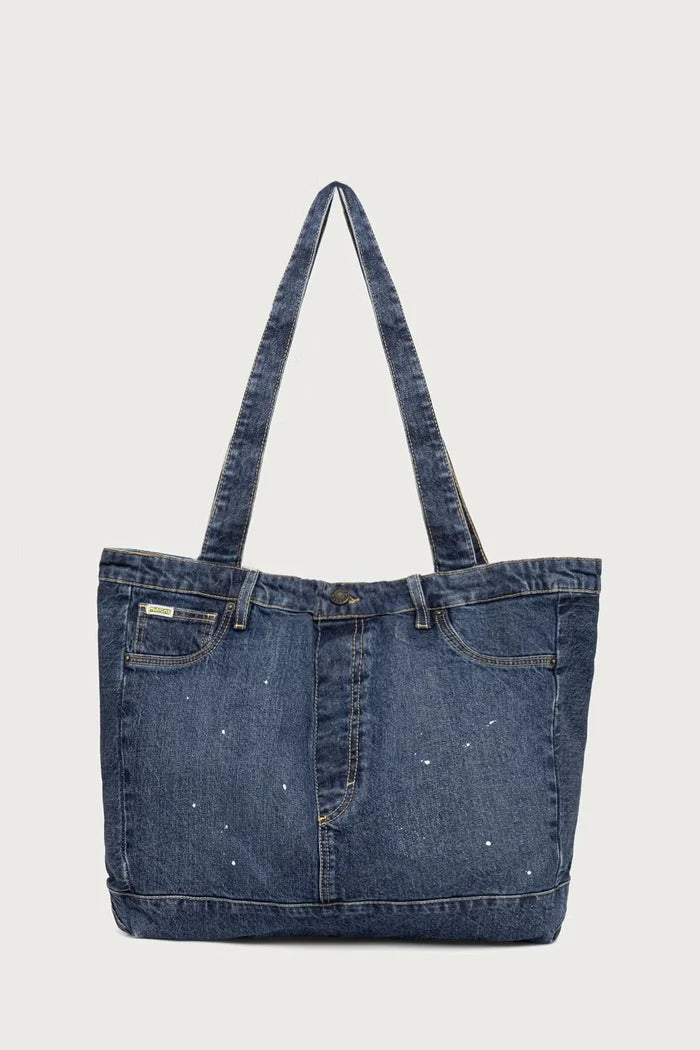 Guess Jeans denim erkek bez çanta