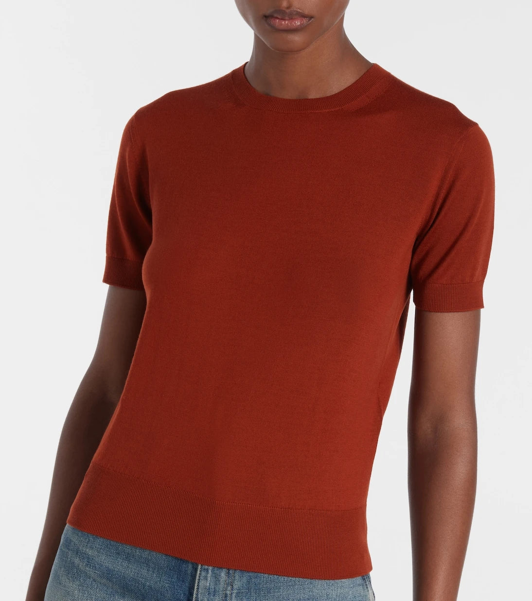 Saint Laurent - Knitted wool T-shirt