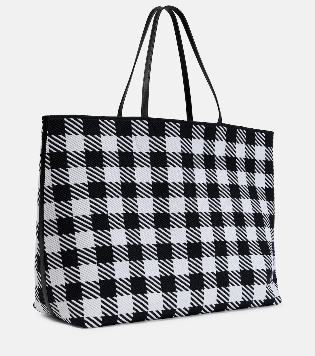 Alaïa - Logo checked tote