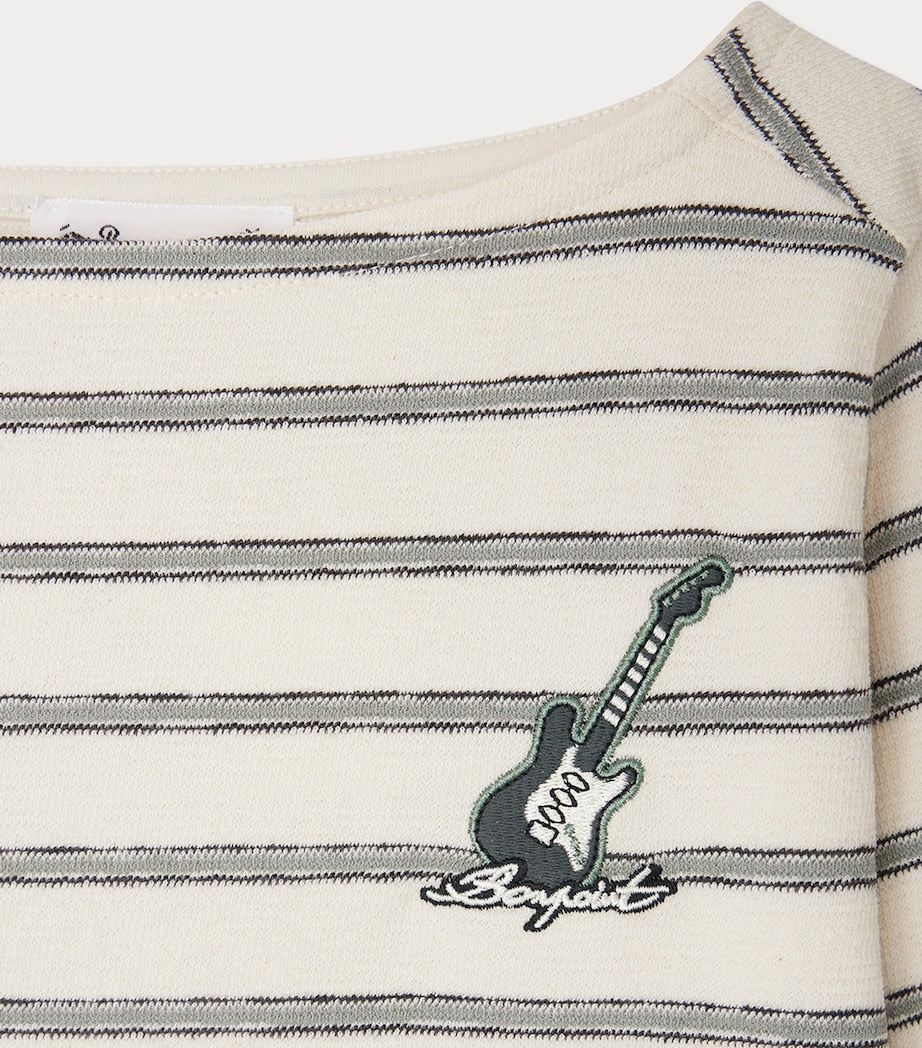 Organic Cotton Stripe Baudelaire T-Shirt (10-14 Years)