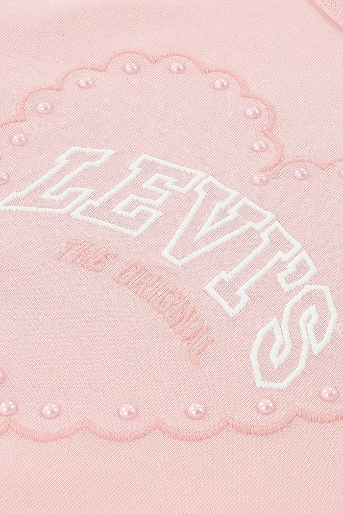 Levi's çocuk uzun kollu bluz HEART KNIT TOP