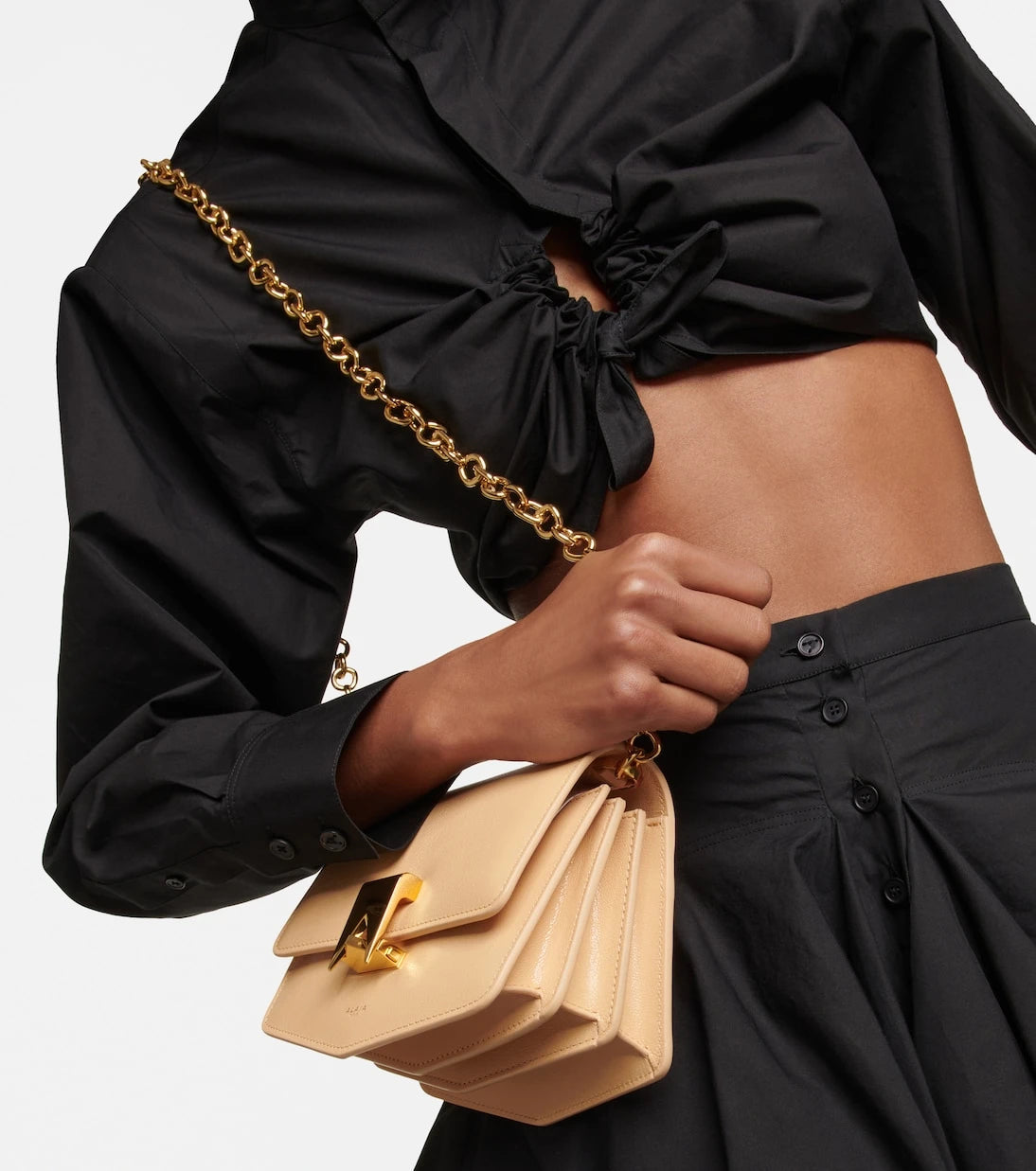 Alaïa - Le Papa Small leather crossbody bag