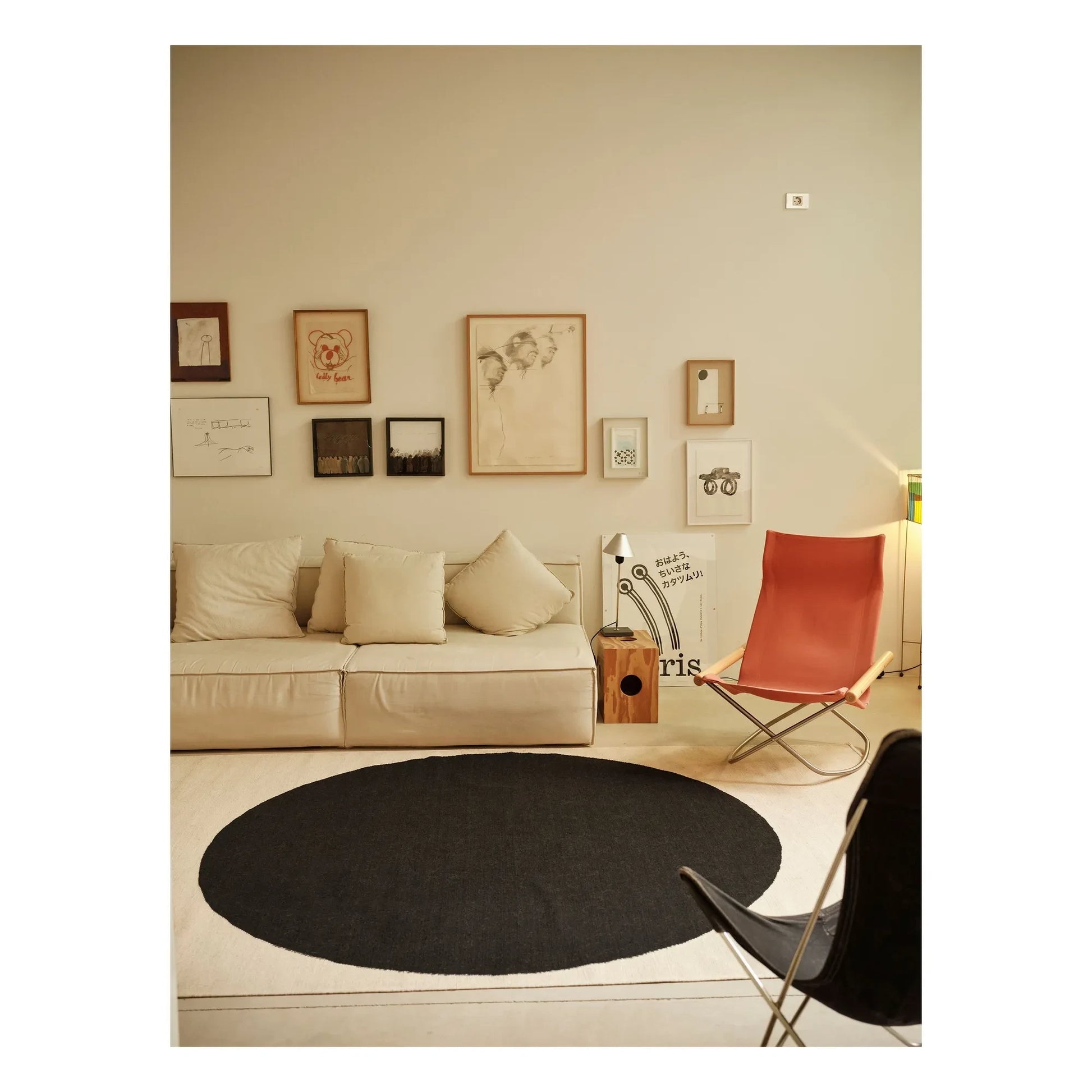 Nanimarquina - Topo rug, Marc Morro | Black