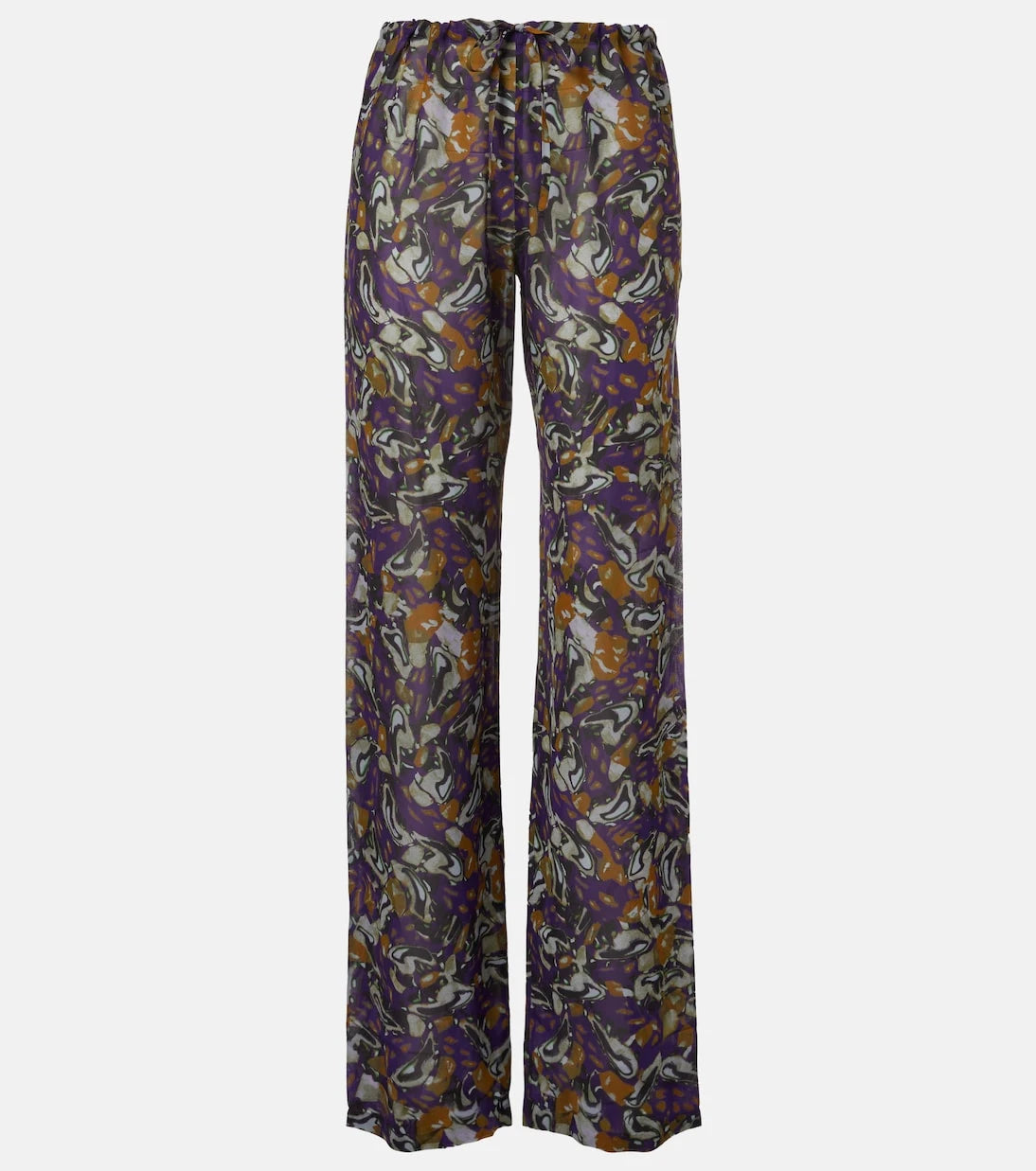 Dries Van Noten - Printed wide-leg pants