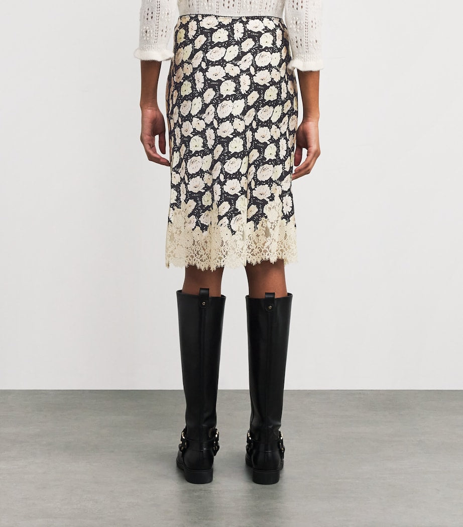 DÔEN Multi Silk Elowette Midi Skirt