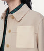 LOEWE Beige Wool-Cashmere Workwear Jacket