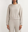 Rag & Bone Beige Terry Cloth Cropped Sweatshirt