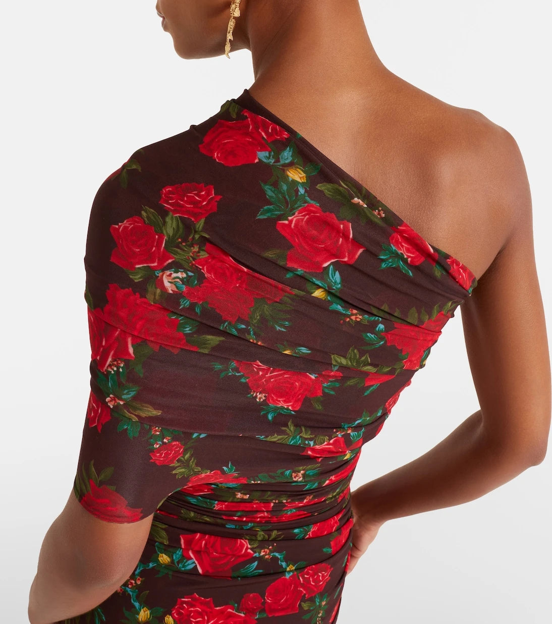 Magda Butrym - Floral ruched midi dress