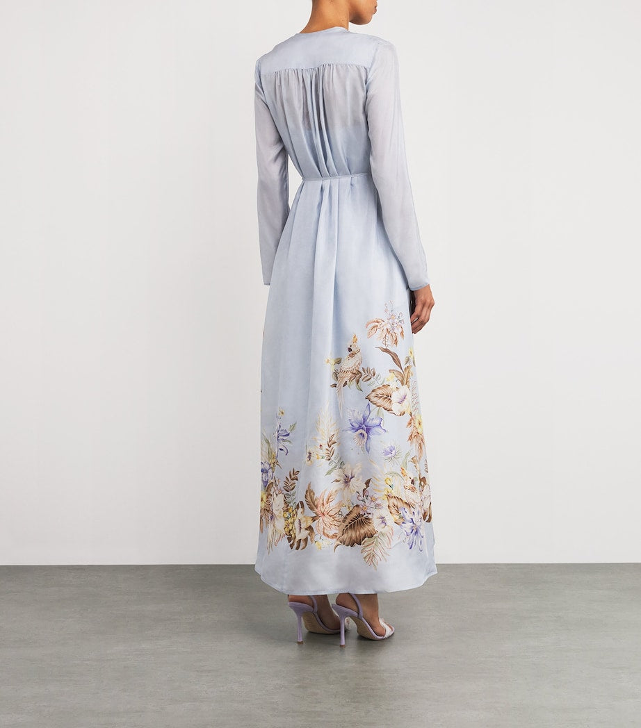 Zimmermann Multi Silk Coco Billow Maxi Dress