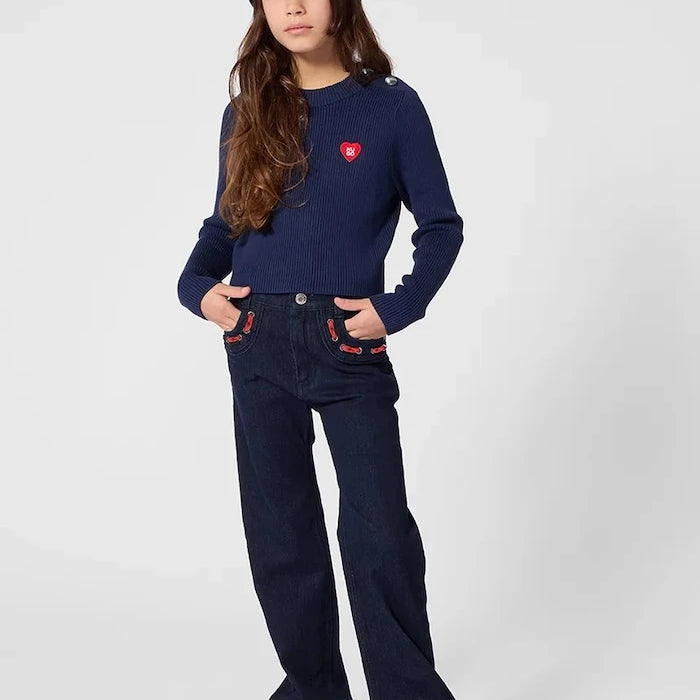 Çocuklar için straight kot pantolon
