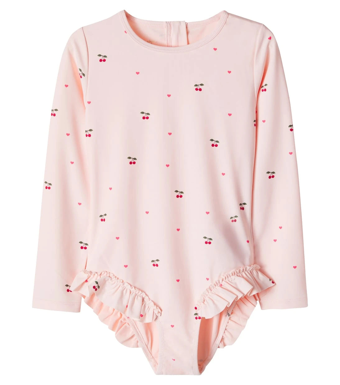 Konges Sløjd - Merle printed ruffled rashguard swimsuit