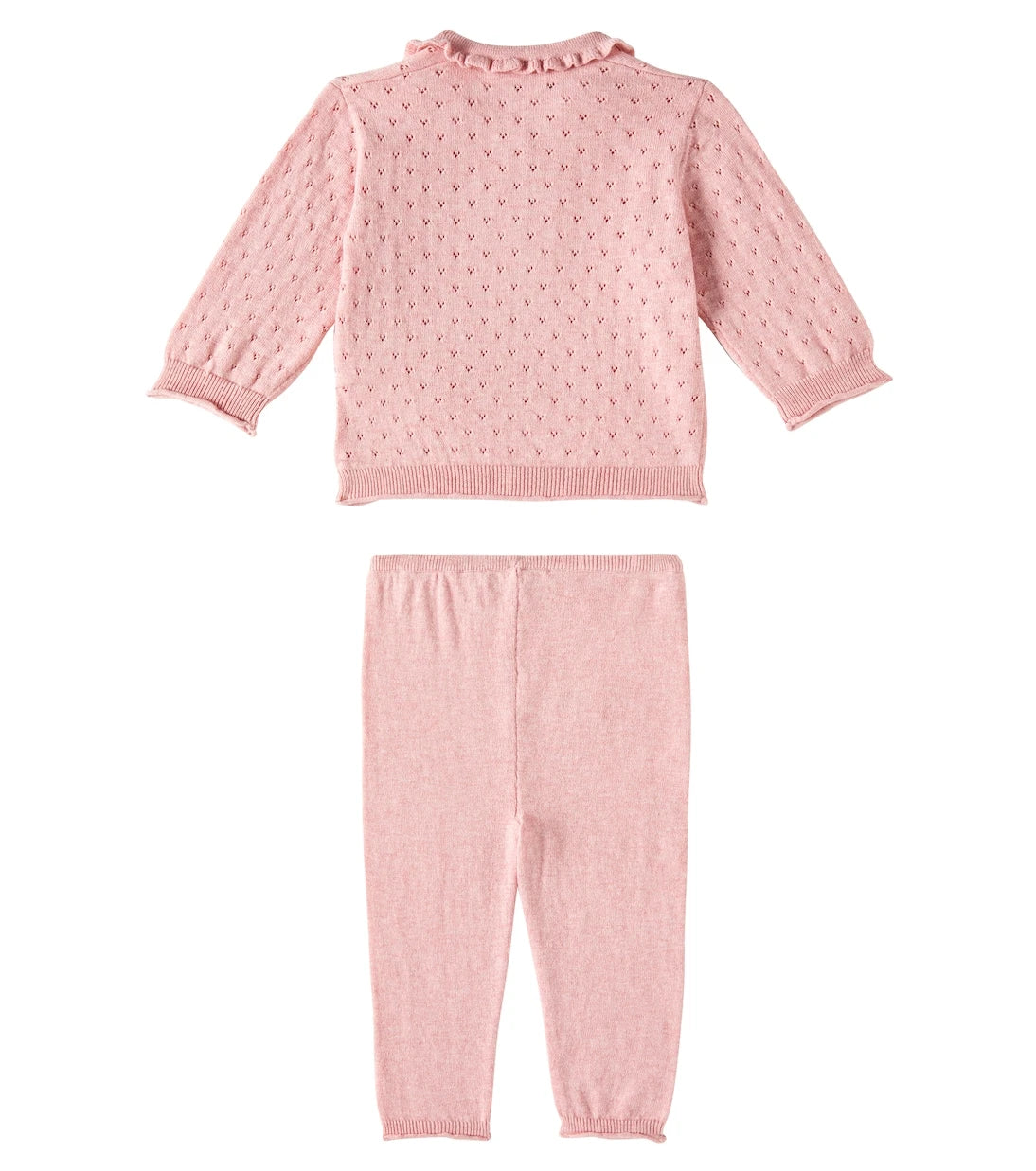 Bonpoint - Baby Eliette cotton shirt and pants set