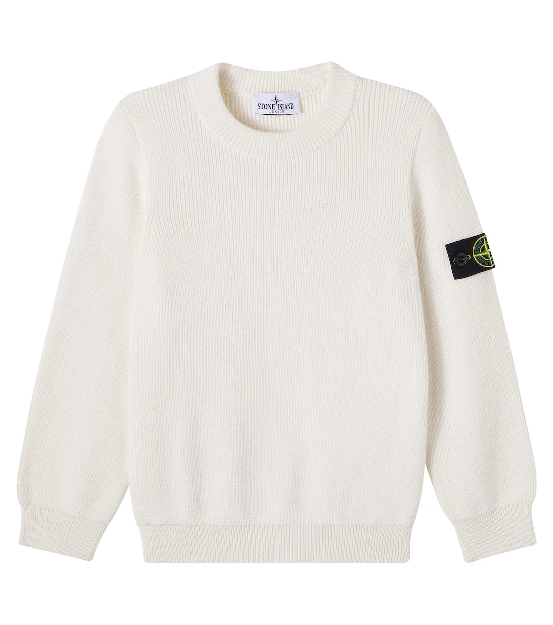 Stone Island Junior - كنزة صوف قطنية Compass