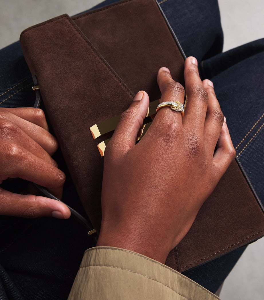 Yellow Gold, White Gold and Diamond Ceres Ring