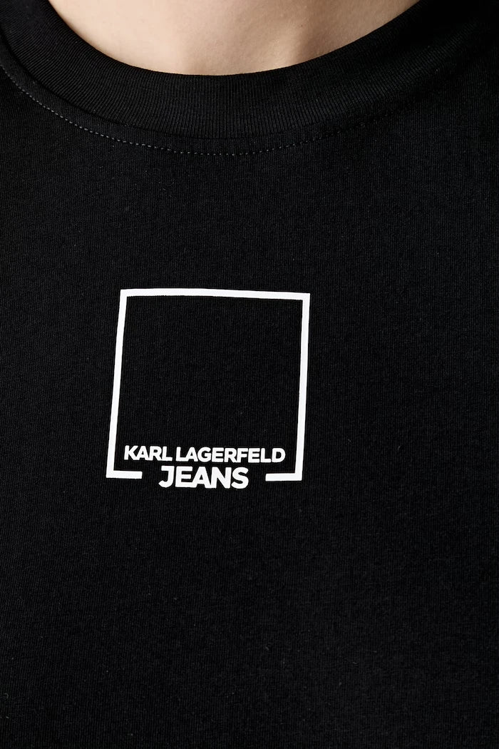 Karl Lagerfeld Jeans kadın pamuklu tişört