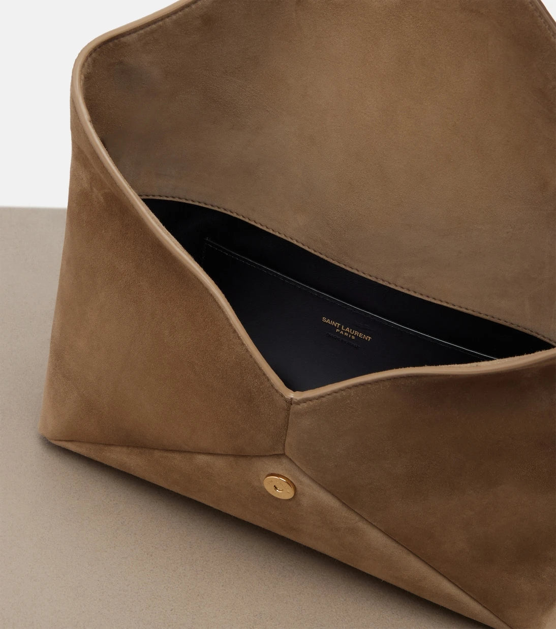 Saint Laurent - Cassandre suede pouch