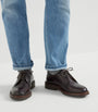 Brunello Cucinelli Burnished Calfskin Derby Shoes